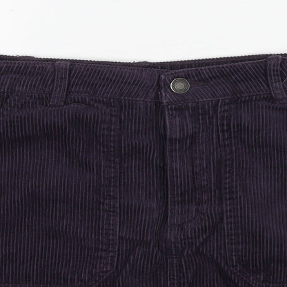 Womens UK Size 10 Stradivarius A-Line Corduroy Skirt