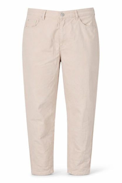 Womens UK Size 12 Missguided Regular Fit Mom Beige Jeans