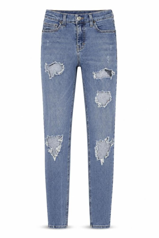 Womens UK Size 25 in Topshop Regular Fit Skinny Blue Jeans