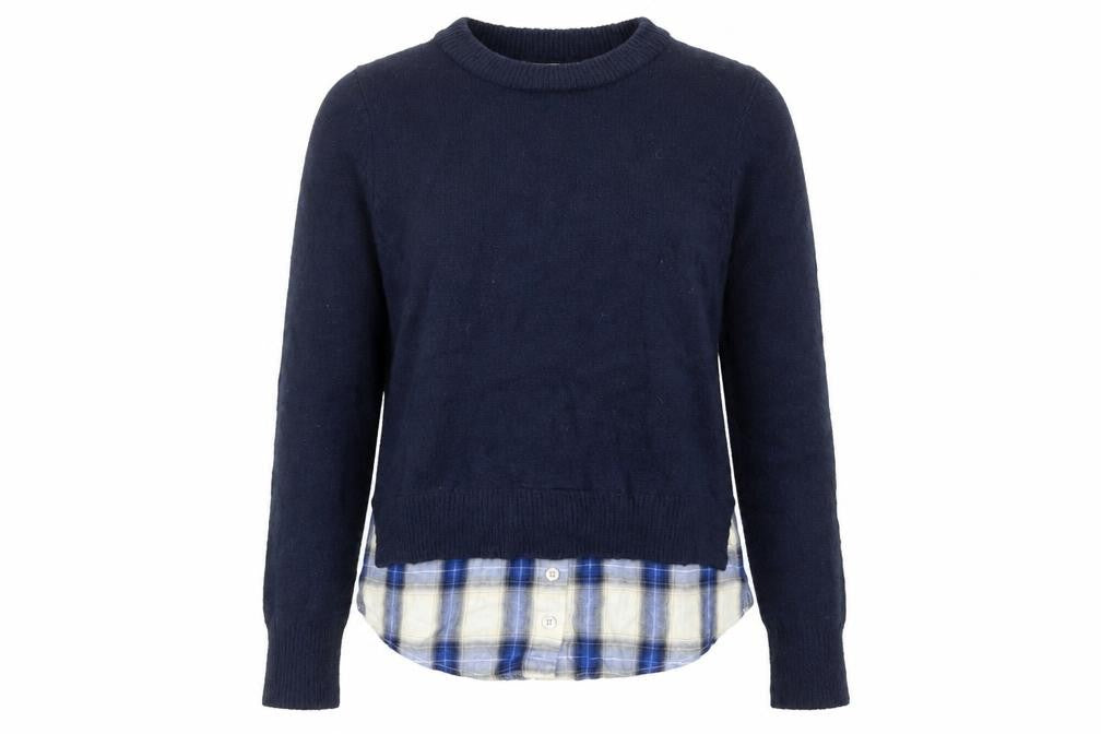Womens UK Size S Oasis Blue Pullover Jumper