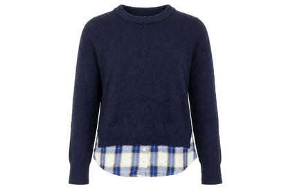 Womens UK Size S Oasis Blue Pullover Jumper