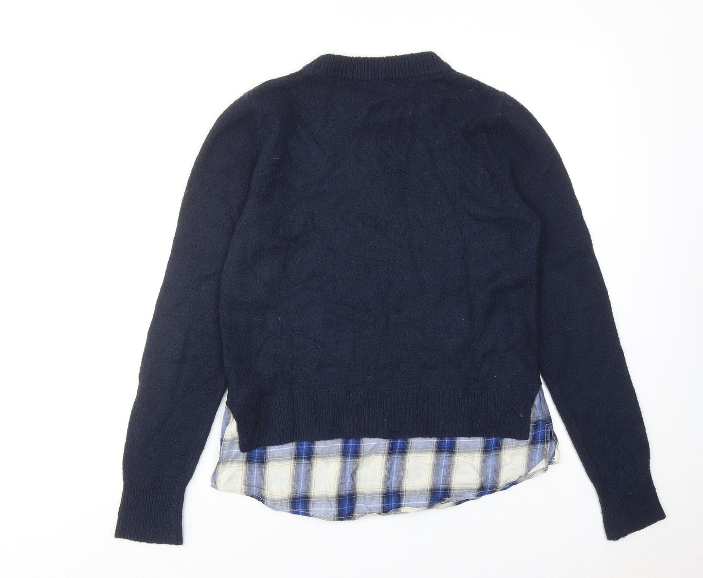 Womens UK Size S Oasis Blue Pullover Jumper