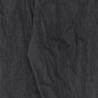 ASOS Mens Black Cotton Tapered Jeans Size 36 in L30 in Regular Zip