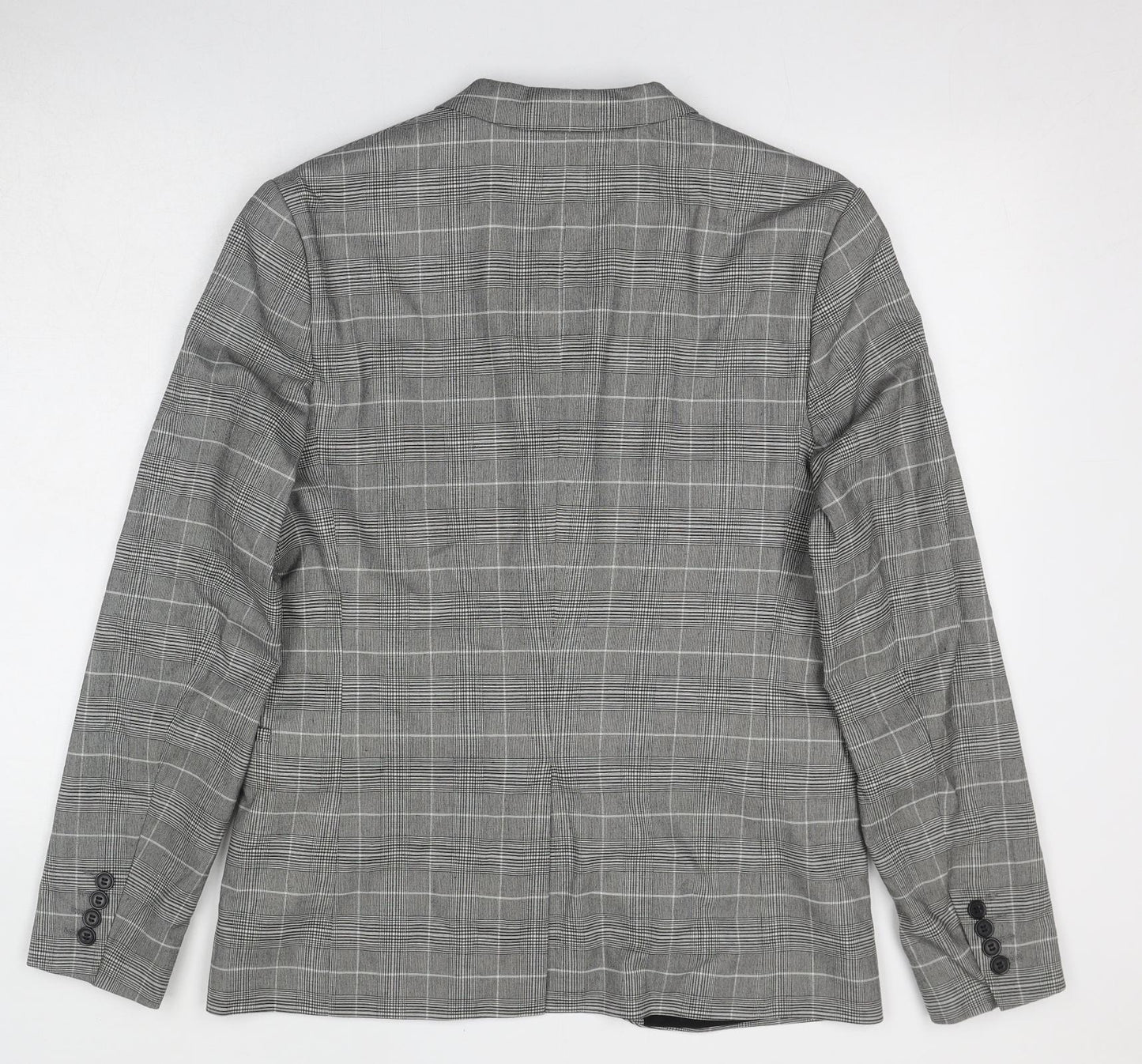 Mens UK Size L H&M Regular Grey Suit Jacket