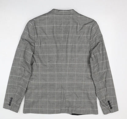 Mens UK Size L H&M Regular Grey Suit Jacket