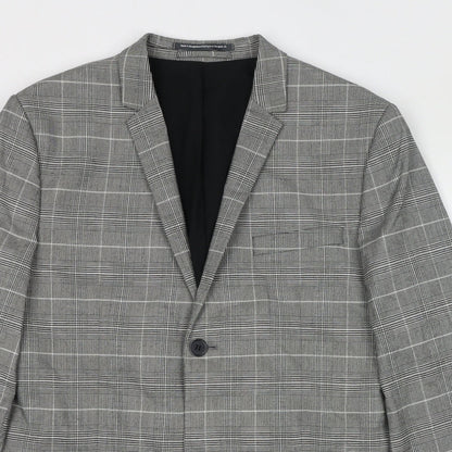 Mens UK Size L H&M Regular Grey Suit Jacket