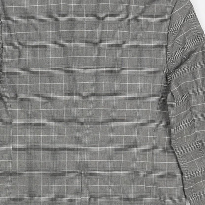 Mens UK Size L H&M Regular Grey Suit Jacket