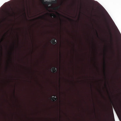 Womens UK Size L London Fog Red Jacket