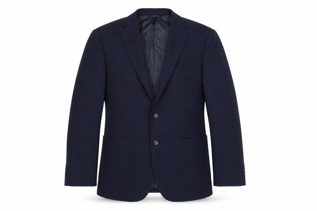 Mens UK Size 42 Marks and Spencer Regular Blue Suit Jacket
