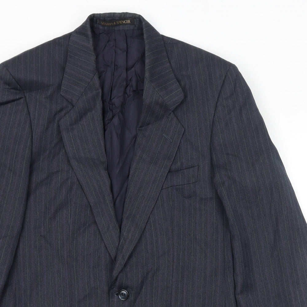 Mens UK Size 36 Marks and Spencer Regular Grey Suit Jacket