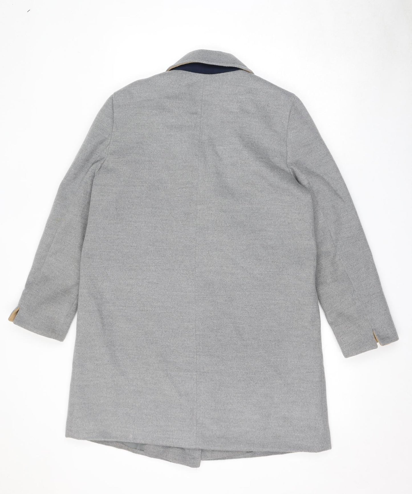 Womens UK Size 12 Topshop Grey Overcoat