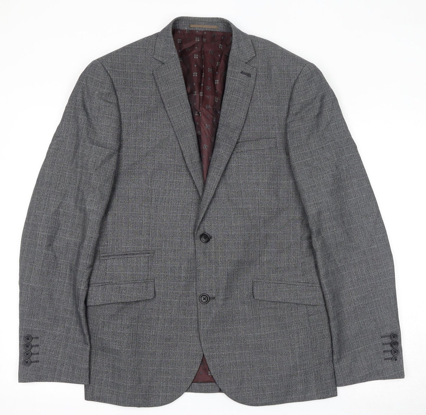 Mens UK Size 40 NEXT Regular Grey Suit Jacket