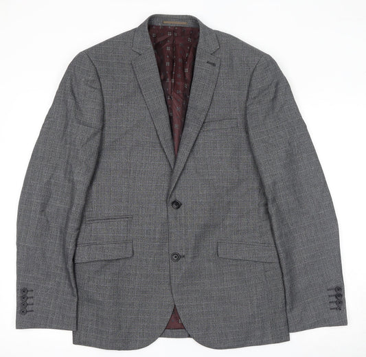 Mens UK Size 40 NEXT Regular Grey Suit Jacket