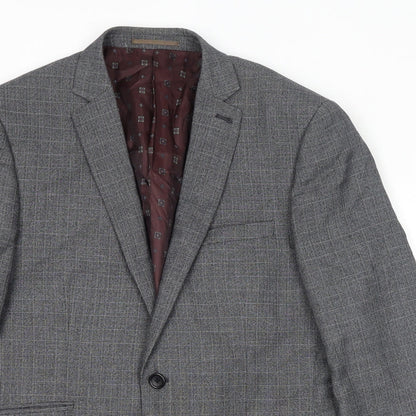 Mens UK Size 40 NEXT Regular Grey Suit Jacket