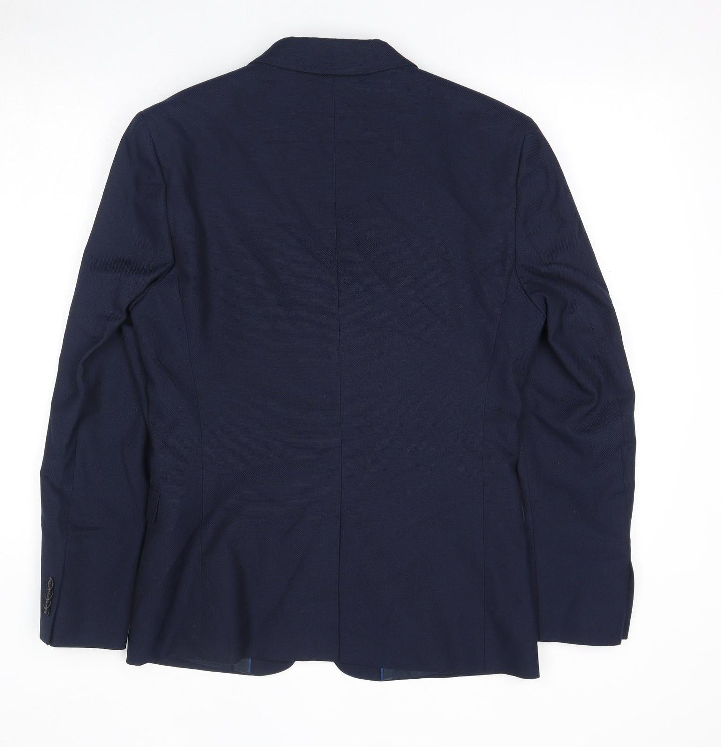 Mens UK Size 38 Topman Regular Blue Suit Jacket
