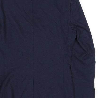 Mens UK Size 38 Topman Regular Blue Suit Jacket