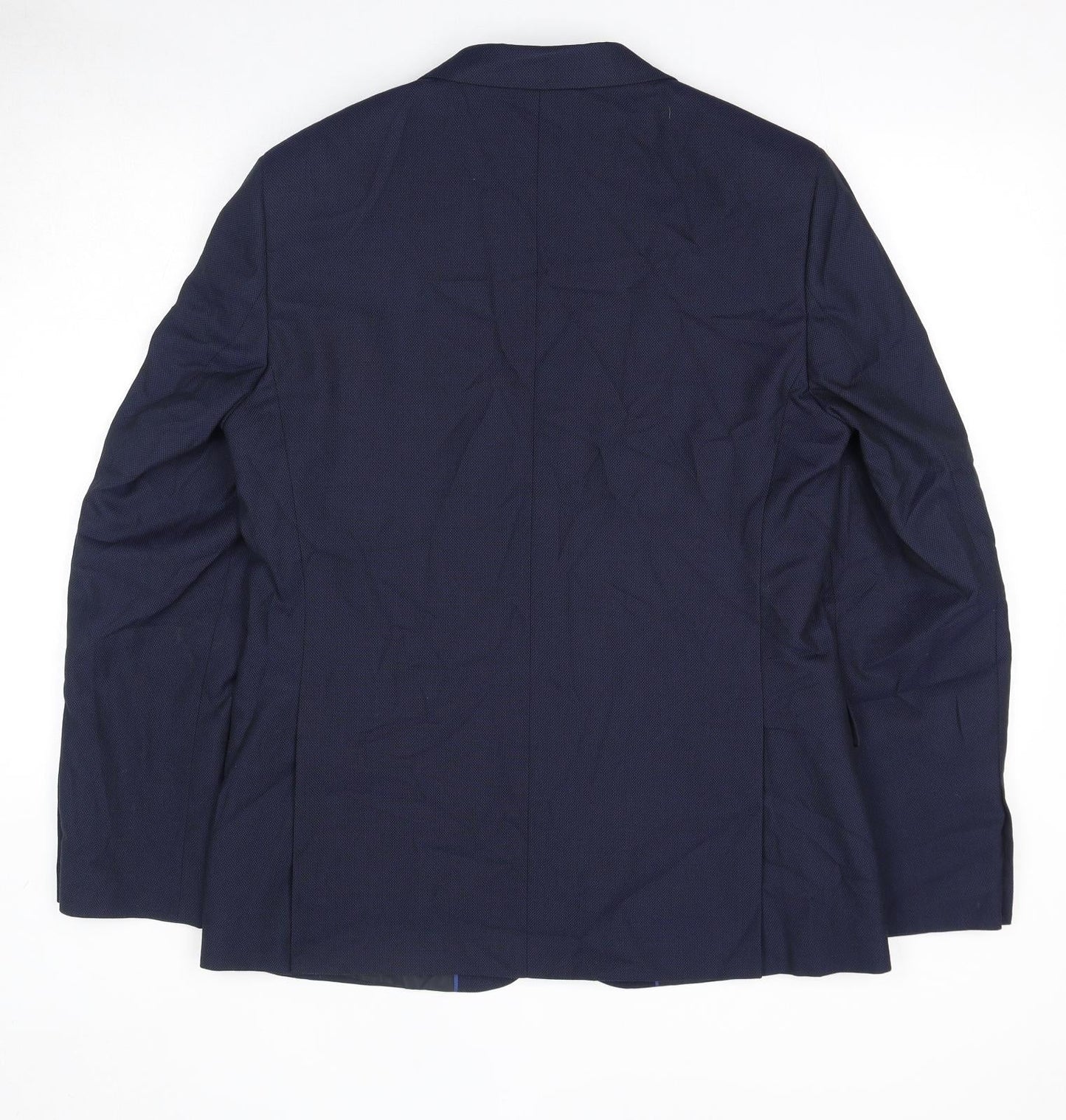 Mens UK Size 40 Marks and Spencer Regular Blue Suit Jacket
