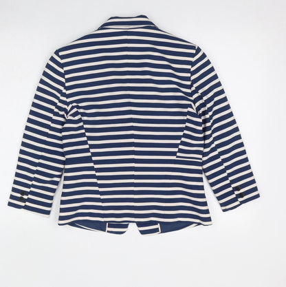 Womens UK Size M Bershka Blue Jacket