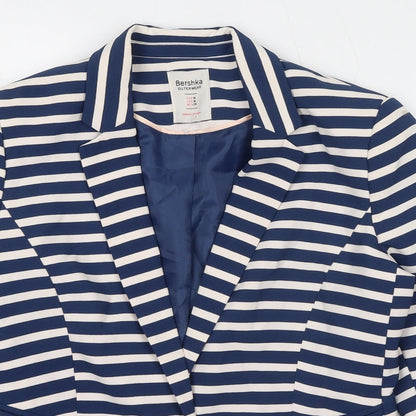 Womens UK Size M Bershka Blue Jacket