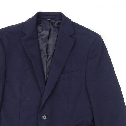 Mens UK Size 38 Marks and Spencer Regular Blue Suit Jacket