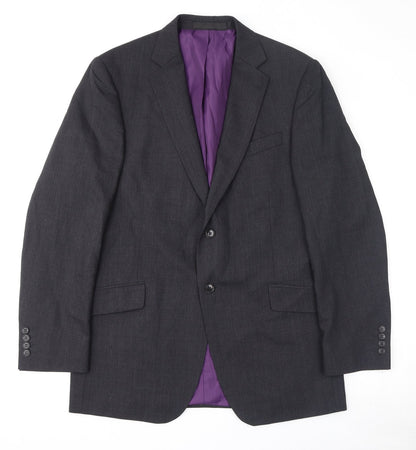 Mens UK Size 40 Marks and Spencer Regular Grey Suit Jacket