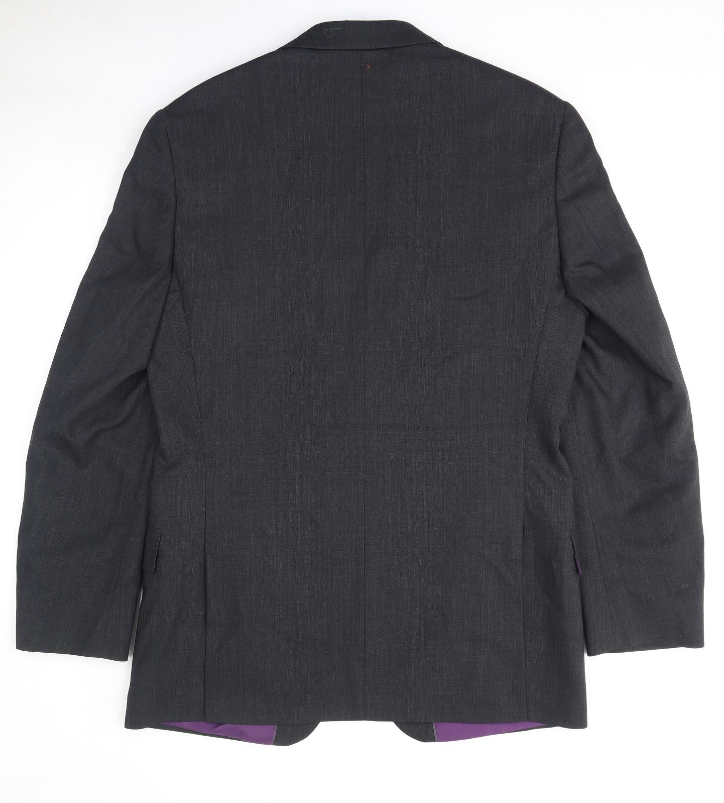 Mens UK Size 40 Marks and Spencer Regular Grey Suit Jacket
