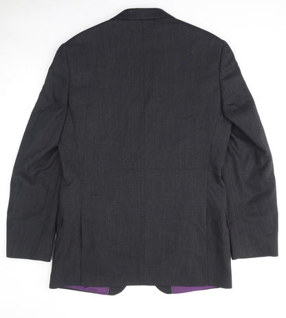 Mens UK Size 40 Marks and Spencer Regular Grey Suit Jacket