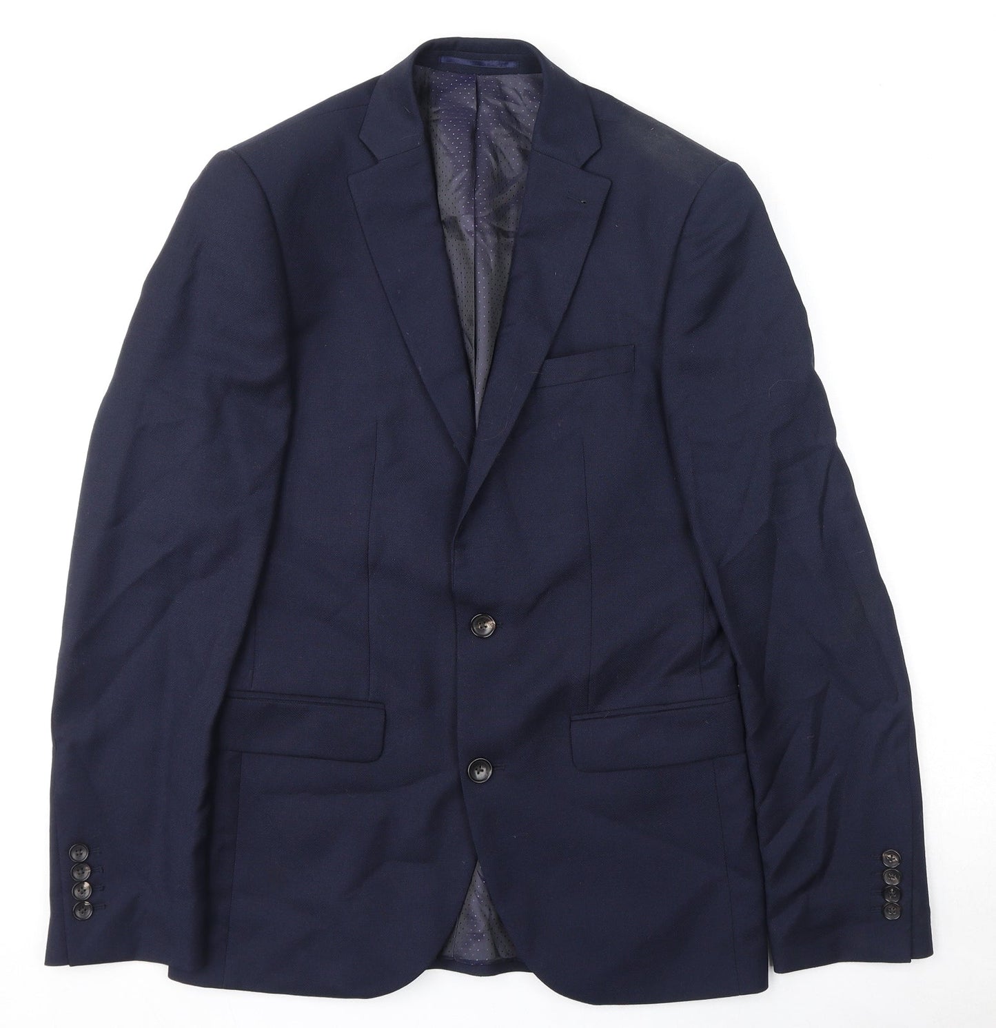 Mens UK Size 38 NEXT Regular Blue Suit Jacket