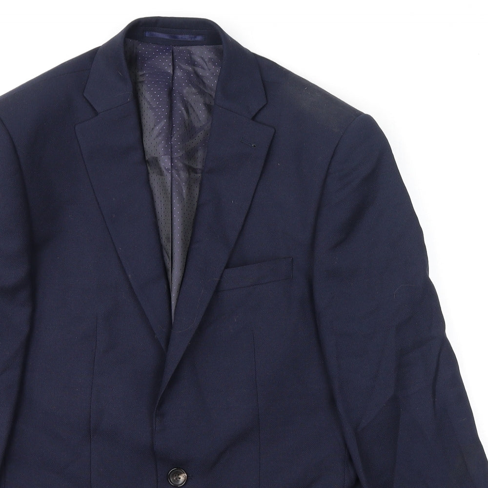 Mens UK Size 38 NEXT Regular Blue Suit Jacket
