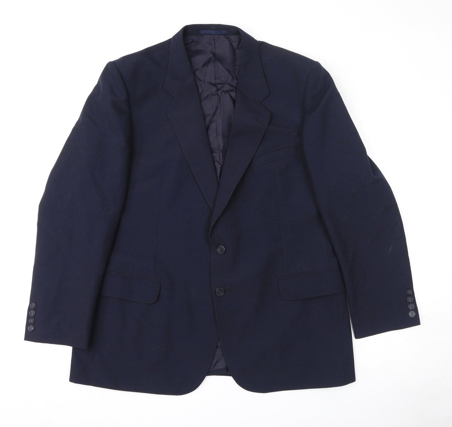 Mens UK Size 44 St Michael Regular Blue Suit Jacket