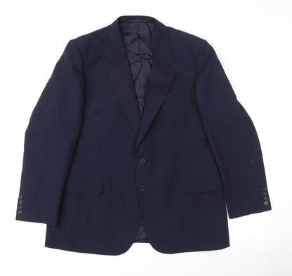 Mens UK Size 44 St Michael Regular Blue Suit Jacket