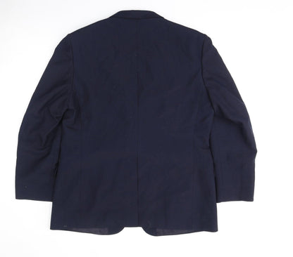 Mens UK Size 44 St Michael Regular Blue Suit Jacket