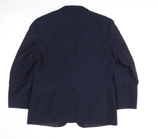 Mens UK Size 44 St Michael Regular Blue Suit Jacket