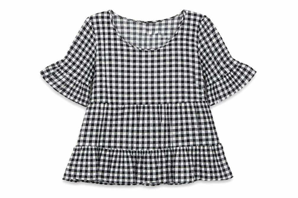 Womens UK Size 10 Izabel London Black Basic Blouse