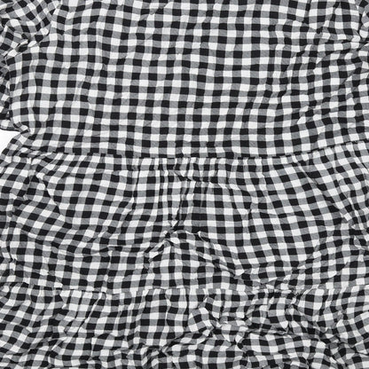 Womens UK Size 10 Izabel London Black Basic Blouse