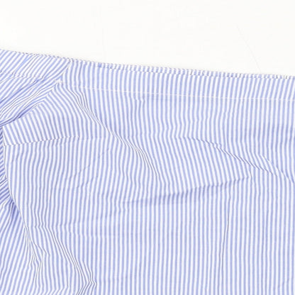 Womens UK Size 10 Oasis Blue Basic Blouse