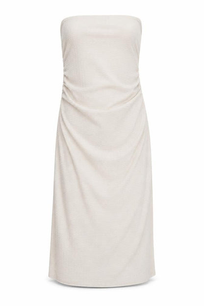 PRETTYLITTLETHING Womens Beige Polyester A-Line Size 8 Off the Shoulder Pullover