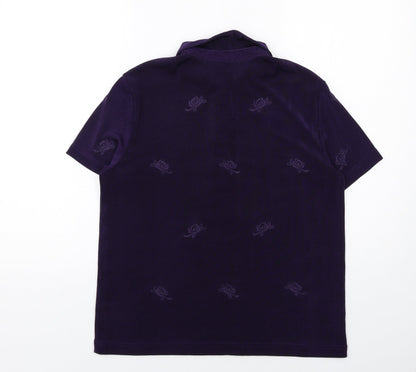 Womens UK Size 14 Together Purple Basic Polo