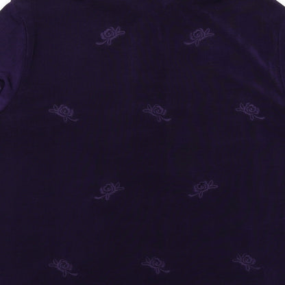 Womens UK Size 14 Together Purple Basic Polo