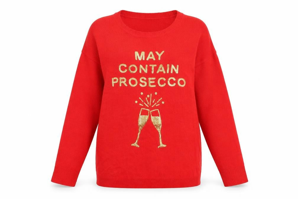 Womens UK Size 12 Capsule Red Pullover Jumper