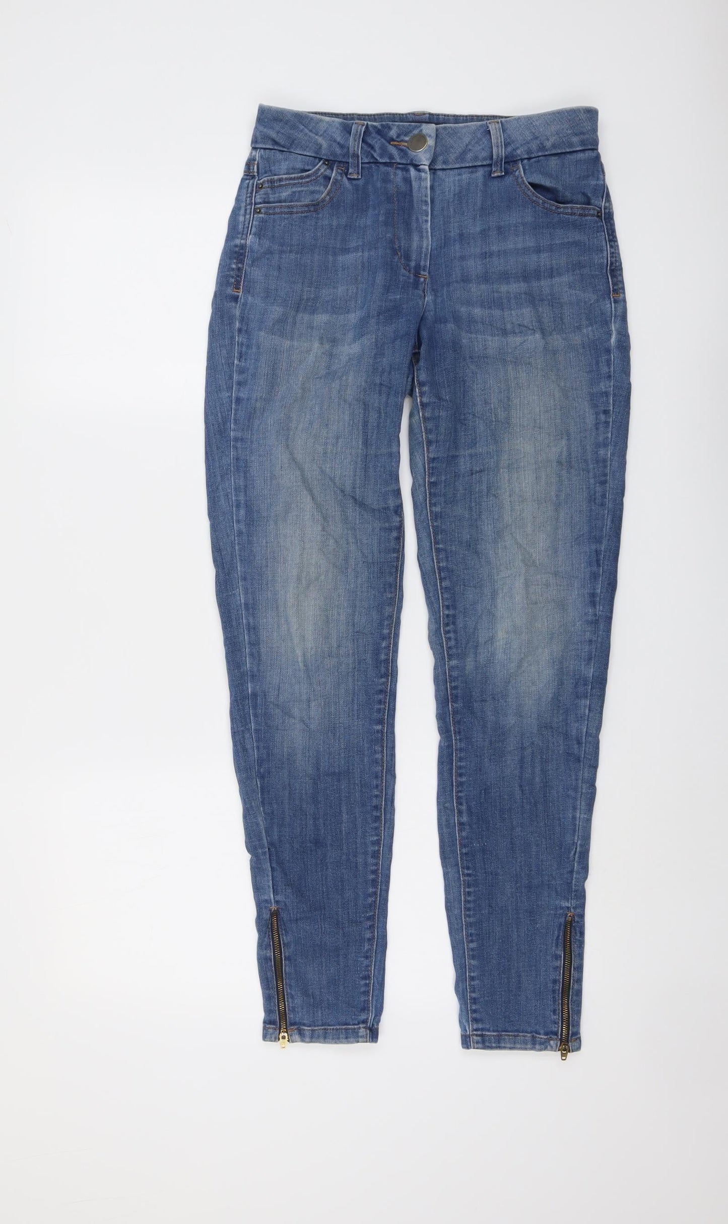 Womens UK Size 6 Marks and Spencer Regular Fit Skinny Blue Jeans
