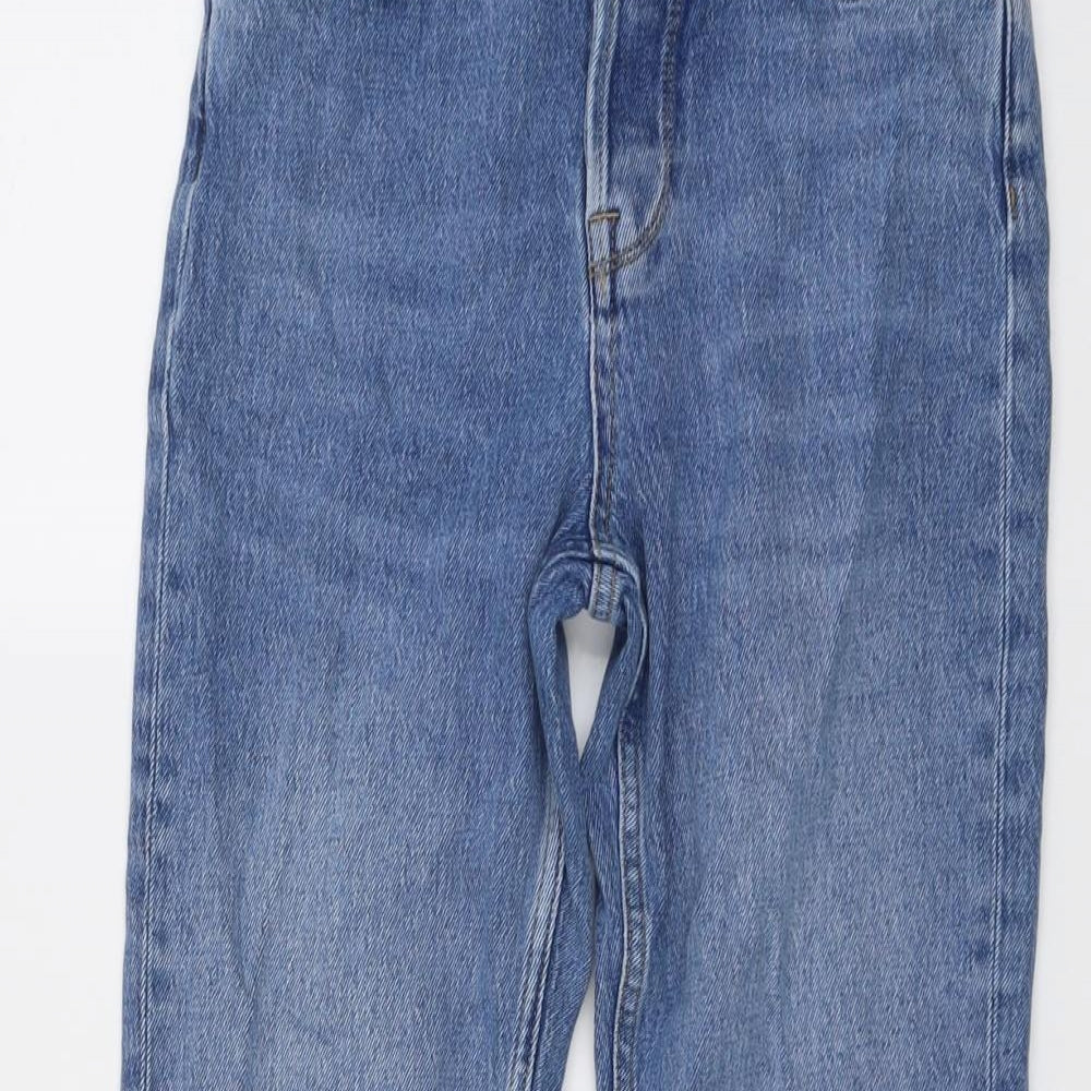 BDG Womens Blue Cotton Straight Jeans Size 27 in L25 in Regular Button