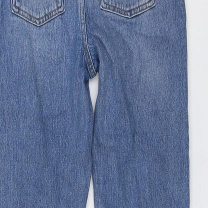 BDG Womens Blue Cotton Straight Jeans Size 27 in L25 in Regular Button