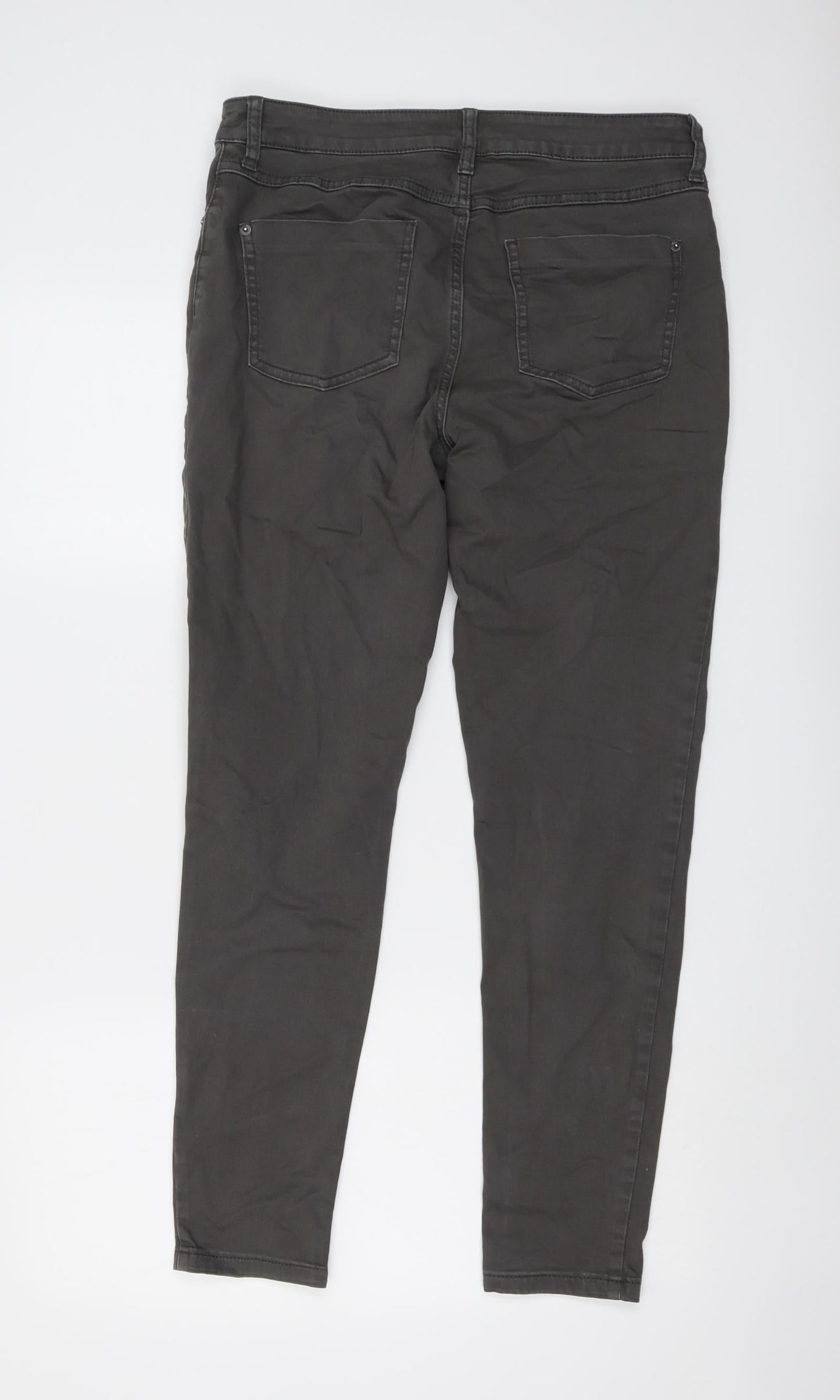 Womens UK Size 12 Marks and Spencer Regular Fit Skinny Grey Jeans