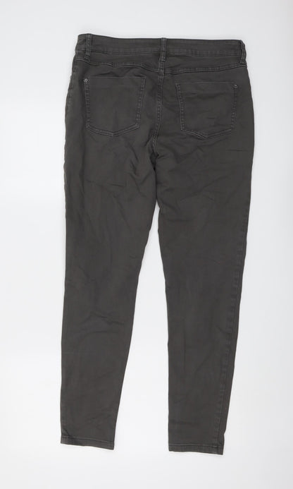 Womens UK Size 12 Marks and Spencer Regular Fit Skinny Grey Jeans