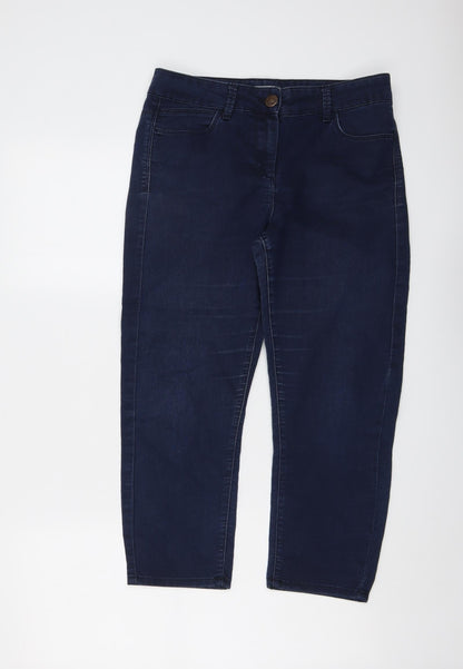 Womens UK Size 10 Marks and Spencer Regular Fit Straight Blue Jeans