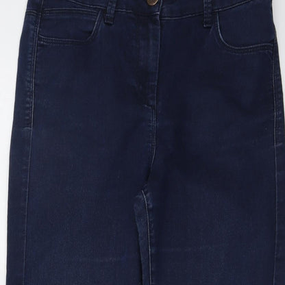 Womens UK Size 10 Marks and Spencer Regular Fit Straight Blue Jeans