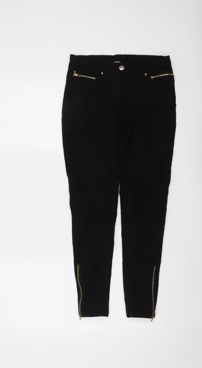 Womens UK Size 6 H&M Regular Fit Skinny Black Jeans