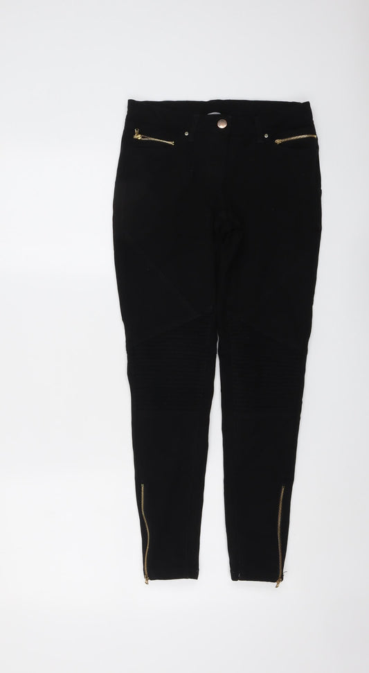 Womens UK Size 6 H&M Regular Fit Skinny Black Jeans
