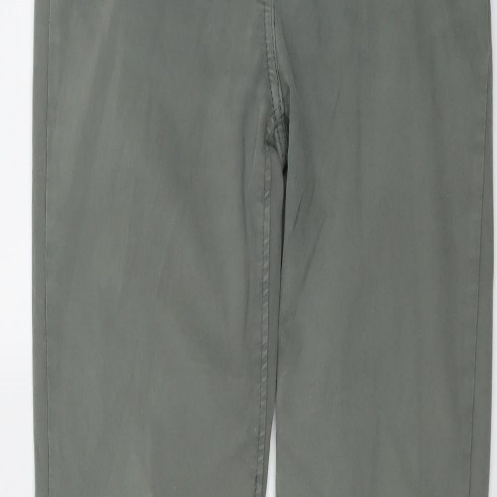 Betty Barclay Womens Green Cotton Straight Jeans Size 28 in L32 in Regular Button